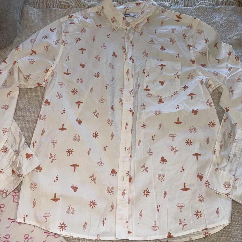 Sonoma White Button Front Shirt XXL